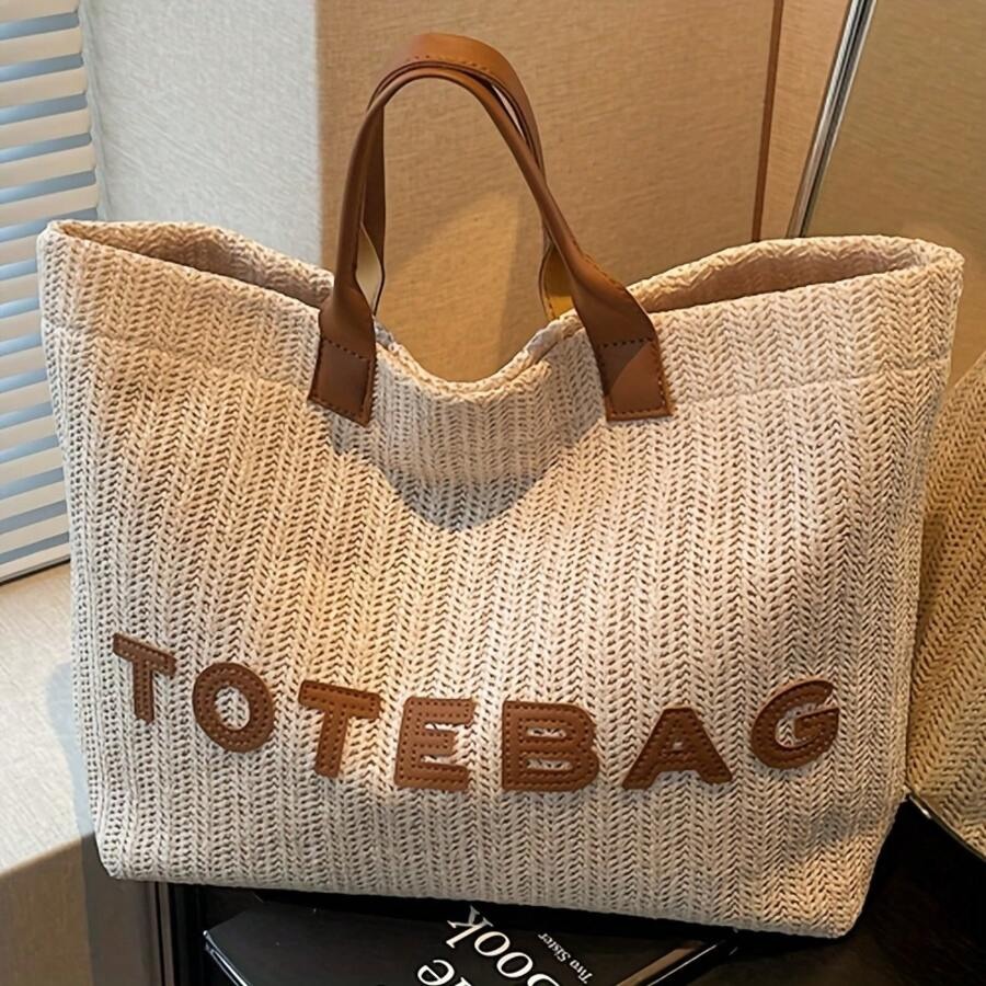 Leatherwork Designs - Women's Woven Handbag - Minimalist And
