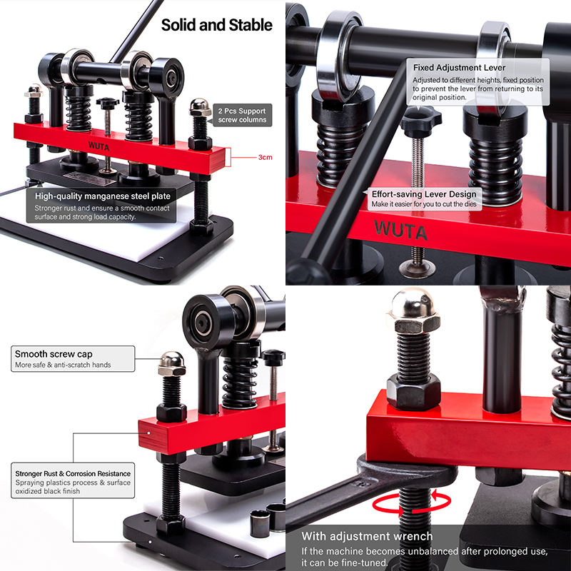 WUTA Manual Leather Die Cuttin - Leatherwork Machine 评论和价格