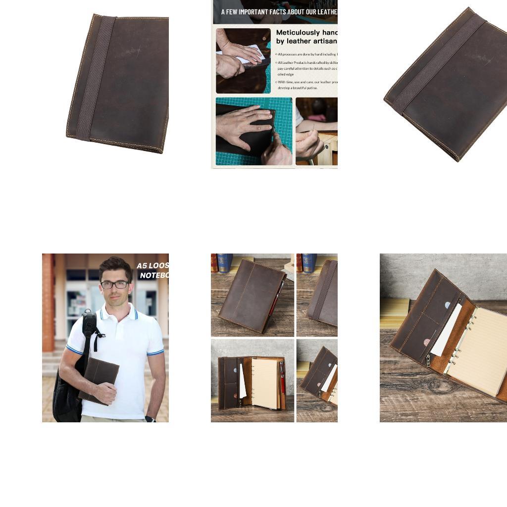 Journal Cover with Genuine Lea - Leather Work Diary Covers 评论和价格