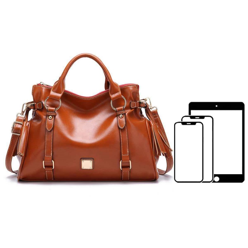 Retro Soft Leather Women's Lar - Leatherwork Designs 评论和价格